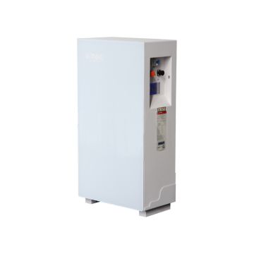 Batería de almacenamiento para inversor fotovoltaico V-TAC de 10,24 kWh con BMS integrado CEI 0-21, 51,2 V, 200 Ah, WiFi, pantalla táctil de cristal, color blanco, 10 años de garantía - 12282