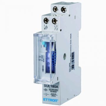 ETTROIT Timer Orario Meccanico temporizzatore 24ore DIN 16A 220V SUL180A