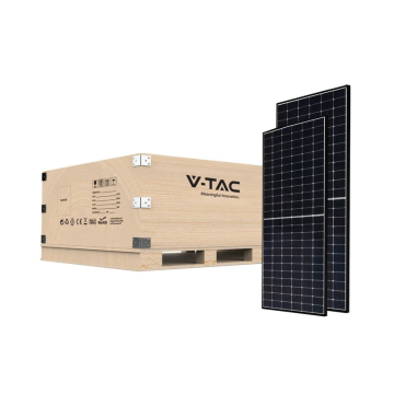 V-TAC 410W AU410-27V-MH Set 3.3kW Monocrystalline Photovoltaic Solar Panel Module 1722*1134*35mm - 11910 kit 8 panels
