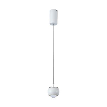 V-TAC VT-7830 Lampadario LED 9W ovale a sospensione forma campana design Moderno 10*10*100cm Colore bianco 4000K - 10079