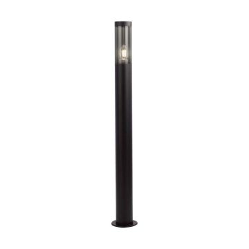 V-TAC VT-1185 LED-Gartenstehleuchte mit E27-Lampenfassung aus Edelstahl, 100 cm, schwarze Farbe, 1xE27 IP44 – Artikelnummer 10472