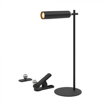 Lampe de Table Magnétique LED 3W 4000K Corps Noir