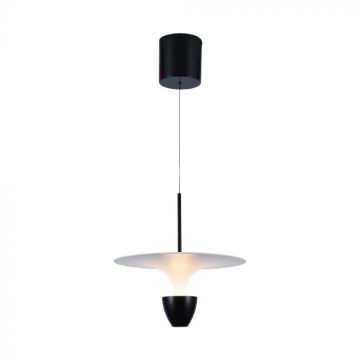 V-TAC VT-7832 LED chandelier 9W adjustable height Modern design 173cm Black and White color light 3000K - 23101