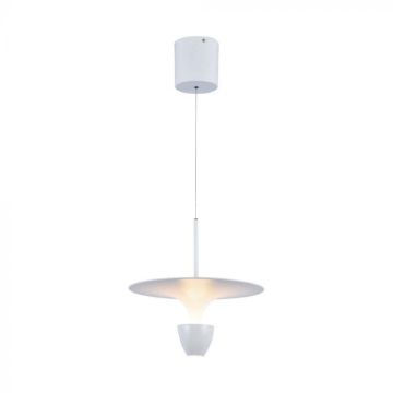V-TAC VT-7832 LED chandelier 9W adjustable height Modern design 173cm White color light 3000K - 23102