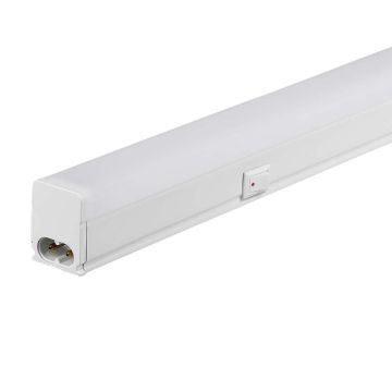 V-TAC PRO VT-035 lineare LED-Deckenleuchte, anschließbar, 4 W, T5-Röhre, 30 cm, Samsung-Chip mit Ein/Aus-Schalter, 3000 K Licht, Artikelnummer 21689