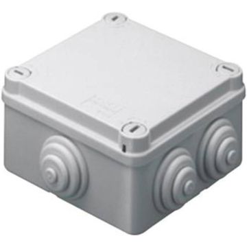 GEWISS Cassetta di Derivazione Stagna IP55 100x100x50 Passacavi Grigio GW44024