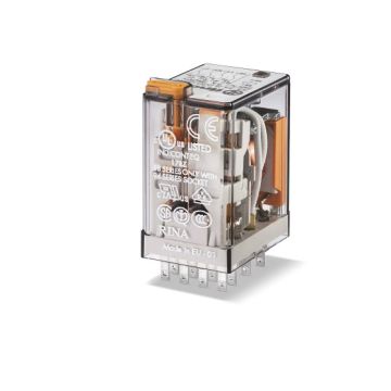 Relé Finder TIPO 55.34 industrial enchufable 4 CONTACTOS 7A 24V DC