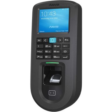 ANVIZ VF30 Autonomes biometrisches Lesegerät, RFID, WIFI, biometrische Zugangskontrolle, RFID-Karte und PIN, 2,4-Zoll-LCD