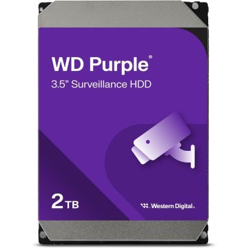 Western Digital Purple HARD DISK 2 TB SATA 3.5″ per Videosorveglianza – Modello WD23PURZ