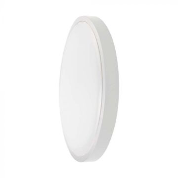 V-TAC VT-8618W-RD Plafoniera LED 18W corpo Bianco 250mm luce 6500K IP44 - 76171