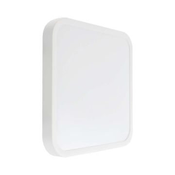 V-TAC VT-8618 LED ceiling light 18W Square white frame - Natural white 4000K, IP44 - 76251