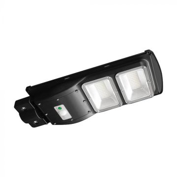 V‑TAC 8W Solar LED Straßenlaterne mit Radarsensor, Fernbedienung, LiFePO4 Akku, Kaltlicht 6000K, IP65, für den Außenbereich – 98417