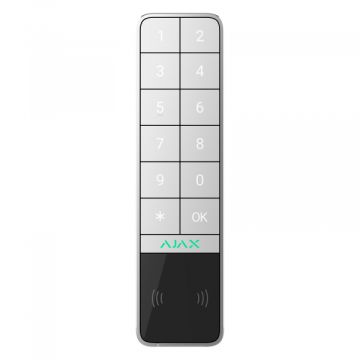 Ajax KeyPad Outdoor Tastiera Wireless bianca – Controllo Sicuro e Intelligente – SKU 99967.286.WH1