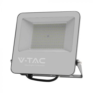 V-TAC PRO VT-44105 LED floodlight 100W Samsung chip projector 185lm/W black body gray glass light 6500K IP65 - 9895