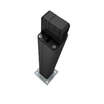 Aluminium post for application-way 50cm black