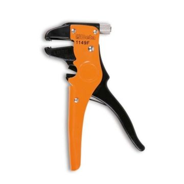 Front wire stripping pliers with cutting blade self-adjusting Beta 1149F