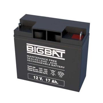 Batteria ricaricabile al piombo 12V 17Ah Elan BigBat - sku 01217