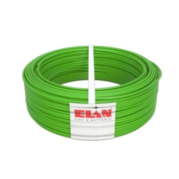 Cavo per automazione cancelli 4X0.50mm doppia guaina in PVC antifiamma super flessibile colore verde 100MT Elan - sku 040451