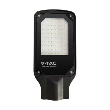 V-TAC VT-15057ST SMD-LED-Straßenleuchte 50 W 85 LM/W 4000 K schlankes schwarzes Aluminium IP65 – Artikelnummer 10208