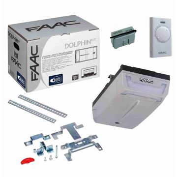 FAAC DOLPHIN kit safe automazione basculanti e sezionali porta garage 24V