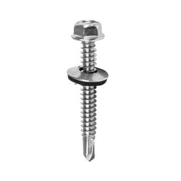 V-TAC Set of screws M6 50mm length with gasket for fixing photovoltaic solar panels (30 piece kit)