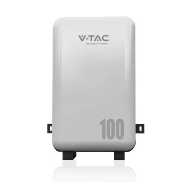 V-TAC VT-48100-W2 VESTWOOD Batterie de Stockage 6.14kWh LiFePO4 Intégrée BMS pour inverter Photovoltaïque (51.2V 100Ah) IP65 - 11524