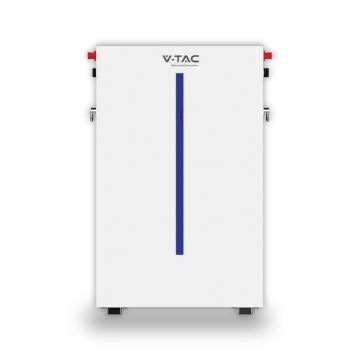 V-TAC LFP-Lithiumbatterie für die Speicherung von Photovoltaikanlagen 6,14 kWh 51,2 V Integriertes BMS CEI-021 Sku 11539