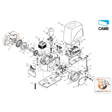 Cards  protection pinion BX-243 – 119RIBX040