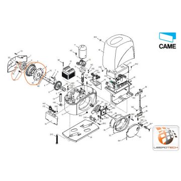 Flange side pinion BX-243 – 119RIBX047