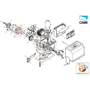 Kasten Getriebemotor BZ – 119RIBZ003