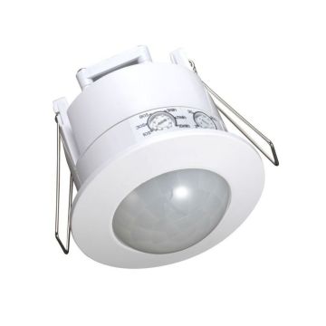 Infrared Motion Sensor V-TAC Manual Override function 360° White Downlight Ceiling Type IP20 VT-8051 - SKU 1356