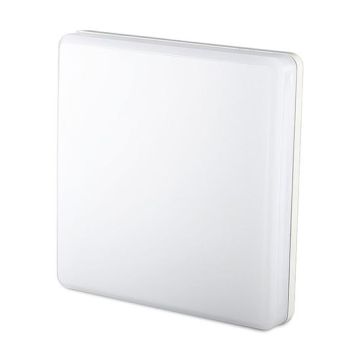 V-TAC PRO VT-8033SQ Plafoniera LED 15W chip samsung trimless soffitto quadrato bianco caldo 3000K IP44 IK08 - sku 13909