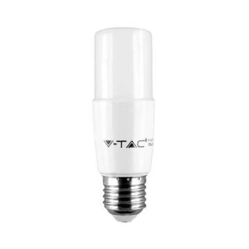 V-TAC PRO VT-237 Ampoule tubulaire 8W Chip LED Samsung SMD T37 E27 blanc chaud 3000K - SKU 144