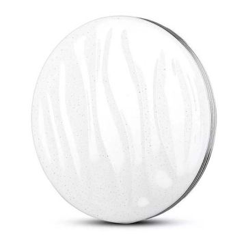 V-TAC VT-8403 Plafonnier led rond 40W avec télécommande - ciel étoilé blanc changement de couleur 3en1 dimmable - sku 2114601