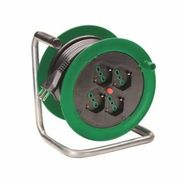 Cable reel 15M 3G1,5 S17 Italian standard with S17 4P40+tc thermal cut-out  Fanton 146101