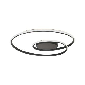 V-TAC VT-7911 LED chandelier abstract round circular shape 48W in aluminum Triac dimmable black color light 3000K 620mm - 14990