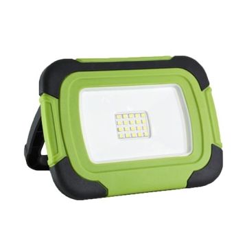 V-TAC VT-10-R 10W rechargeable LED floodlights chip samsung day white 4000K plastic body IP45 - sku 20038