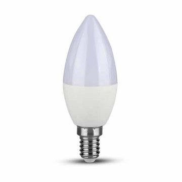 V-TAC VT-293D 5,5W LED Lampe bulb chip LED Samsung Kerze E14 warmweiß 3000K dimmbar - SKU 20045