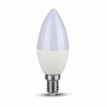 V-TAC VT-293D Ampoule LED chip Samsung 5,5W E14 Bougie blanc chaud 3000K dimmable - SKU 20045