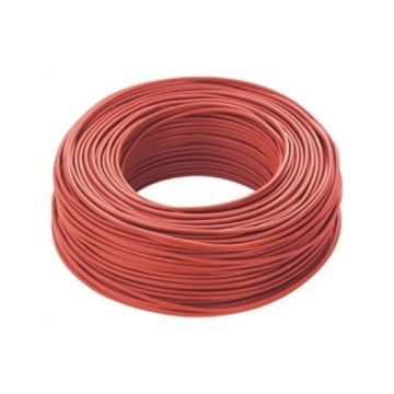Unipolar electrical cable CPR FS17 450/750 1X2,5mm² red - hank 100m