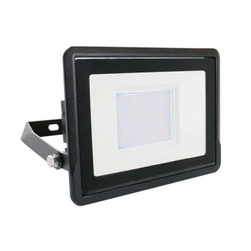 V-TAC VT-138 30W floodlight LED SMD chip samsung day white 4000K slim black body Inbuilt junction Box IP65 - SKU 20311