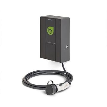 Smart wall box for electric vehicle charging with 1 connector Type-2 32A 230Vac 7,4kW with cable IP54 IK08 - Scame 205.W17-S0
