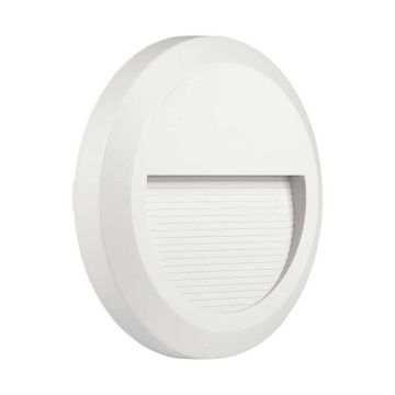 V-TAC VT-1142 Lampada segnapasso faretto LED 2W applique parete bianco naturale 4000K rotondo IP65 - SKU 211314