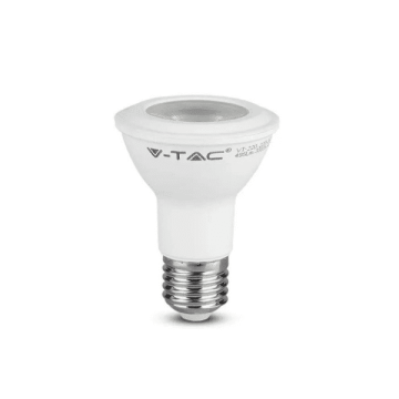 V-TAC VT-200-N 5.8W LED Bulb Chip Samsung SMD PAR20 E27 40° cold white 6500K - SKU 21149