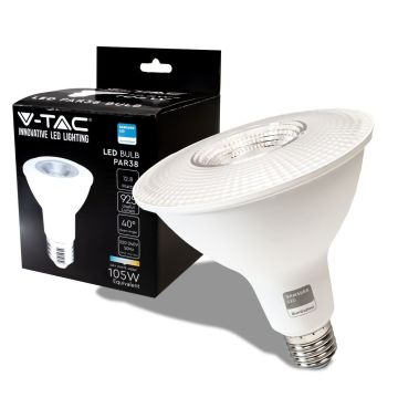 V-TAC PRO VT-238 Puce LED Lampadina Samsung SMD 12.8W E27 PAR38 blanc naturel 4000K - SKU 21151
