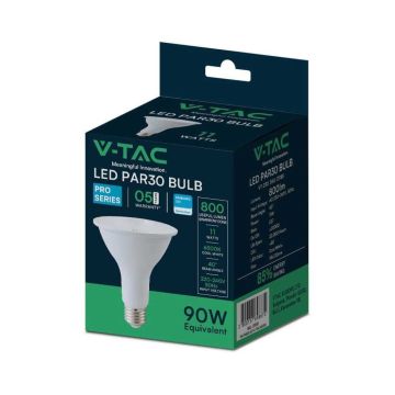 V-TAC PRO VT-230 Led bulb chip samsung smd 11W E27 PAR30 natural white 4000K - SKU 21154