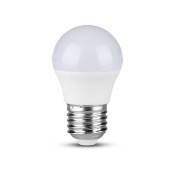 V-TAC PRO VT-246 LED Chip Bulb Samsung SMD 4,5W E27 Mini Globe G45 warm white 3000K - SKU 21174