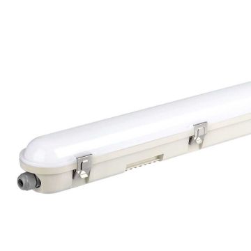 V-TAC PRO plafonnier led 48W puce samsung IP65 120lm/w 150cm couverture satin/corps blanc 6400k M-Series sku 2120214