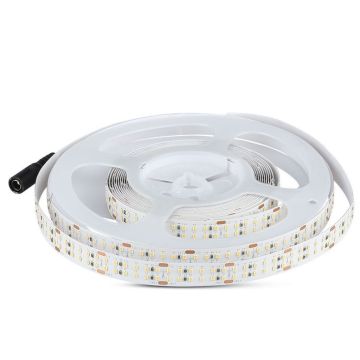 V-TAC VT-2216 striscia led SMD2216 STRIP 24V 30W/mt 5m CRI >95 bianco naturale 4000K IP20 - SKU 212581