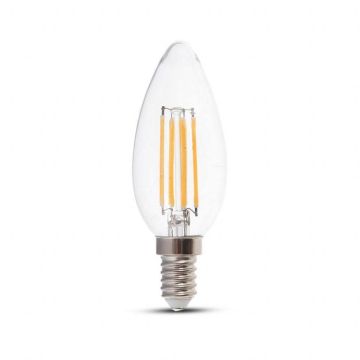 V-Tac VT-1986 LED-Kerzenglühlampe 4W E14 100LM/W warmweiß 3000K 214301